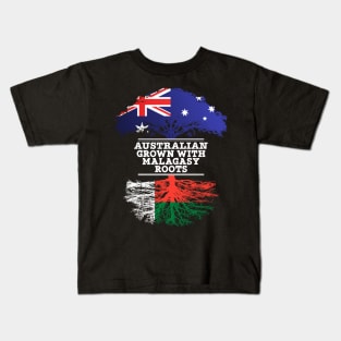 Australian Grown With Malagasy Roots - Gift for Malagasy With Roots From Madagascar Kids T-Shirt